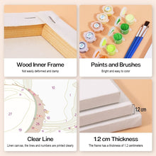 Carica l&#39;immagine nel visualizzatore di Gallery, Dipingere con i numeri – Set di 6 tele | Succhi salutari