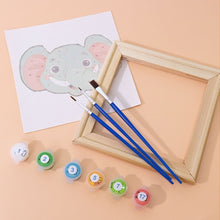 Carica l&#39;immagine nel visualizzatore di Gallery, Dipingere con i numeri – Set di 6 tele | Facce di animali carini 2