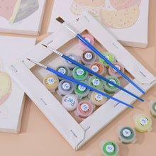 Carica l&#39;immagine nel visualizzatore di Gallery, Dipingere con i numeri – Set di 6 tele | Frutta e verdura