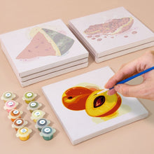 Carica l&#39;immagine nel visualizzatore di Gallery, Dipingere con i numeri – Set di 6 tele | Frutta e verdura