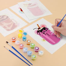 Carica l&#39;immagine nel visualizzatore di Gallery, Dipingere con i numeri – Set di 6 tele | Frappè