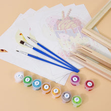 Carica l&#39;immagine nel visualizzatore di Gallery, Dipingere con i numeri – Set di 6 tele | Frappè