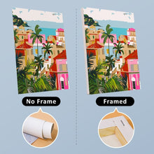 Carica l&#39;immagine nel visualizzatore di Gallery, Dipingere con i numeri – Set di 6 tele | Scorci mediterranei