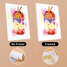 Carica l&#39;immagine nel visualizzatore di Gallery, Dipingere con i numeri – Set di 6 tele | Frappè colorati