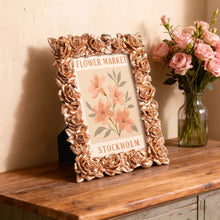 Carica l'immagine nel visualizzatore di Gallery, Mini tela da Dipingere con i Numeri con cornice - Mercato dei fiori - Stoccolma