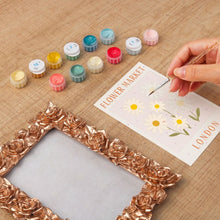 Carica l'immagine nel visualizzatore di Gallery, Mini tela da Dipingere con i Numeri con cornice - Mercato dei fiori - Londra