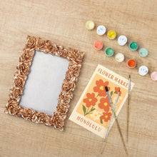 Carica l'immagine nel visualizzatore di Gallery, Mini tela da Dipingere con i Numeri con cornice - Mercato dei fiori - Honolulu