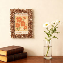 Carica l'immagine nel visualizzatore di Gallery, Mini tela da Dipingere con i Numeri con cornice - Mercato dei fiori - Honolulu