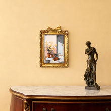 Carica l'immagine nel visualizzatore di Gallery, Mini tela da Dipingere con i Numeri con cornice - Cortile in fiore