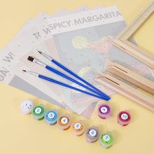 Carica l&#39;immagine nel visualizzatore di Gallery, Mini Set Dipingere con i numeri 15x20cm (6 pezzi) - Cocktail Bar 4