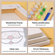 Carica l&#39;immagine nel visualizzatore di Gallery, Mini Set Dipingere con i numeri 20x20cm (4 pezzi) - Icone Classiche di Natale 1