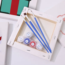 Carica l&#39;immagine nel visualizzatore di Gallery, Mini Set Dipingere con i numeri 20x20cm (4 pezzi) - Icone Classiche di Natale 2