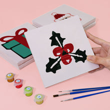 Carica l&#39;immagine nel visualizzatore di Gallery, Mini Set Dipingere con i numeri 20x20cm (4 pezzi) - Icone Classiche di Natale 2