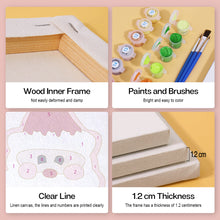 Carica l&#39;immagine nel visualizzatore di Gallery, Mini Set Dipingere con i numeri 20x20cm (4 pezzi) - Icone Classiche di Natale 2