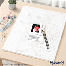 Carica l'immagine nel visualizzatore di Gallery, Dipingere con i numeri - Manifesto Moulin Rouge - Parigi sotto le stelle