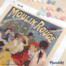 Carica l'immagine nel visualizzatore di Gallery, Dipingere con i numeri - Manifesto Moulin Rouge - Nuove montagne russe