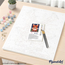 Carica l'immagine nel visualizzatore di Gallery, Dipingere con i numeri - Manifesto Moulin Rouge - La rivista di Mistinguett