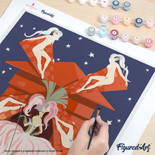 Carica l'immagine nel visualizzatore di Gallery, Dipingere con i numeri - Manifesto Moulin Rouge - La rivista di Mistinguett