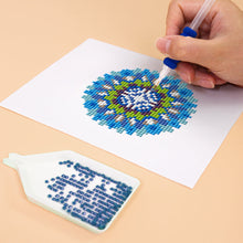 Carica l&#39;immagine nel visualizzatore di Gallery, Mini Set Diamond Painting 15x20cm (4 pezzi) - Mandala Blu