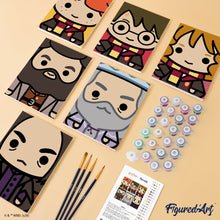 Carica l'immagine nel visualizzatore di Gallery, Mini Set Dipingere con i numeri 15x20cm (6 pezzi) - Volti Chibi di Harry Potter