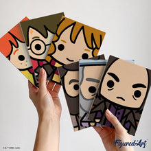 Carica l'immagine nel visualizzatore di Gallery, Mini Set Dipingere con i numeri 15x20cm (6 pezzi) - Volti Chibi di Harry Potter