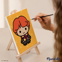Carica l'immagine nel visualizzatore di Gallery, Mini Set Dipingere con i numeri 15x20cm (6 pezzi) - Collezione Chibi di Harry Potter