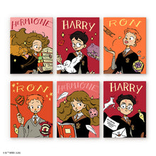 Carica l'immagine nel visualizzatore di Gallery, Mini Set Dipingere con i numeri 15x20cm (6 pezzi) - Harry Potter - Accademia di Magia Figured'Art