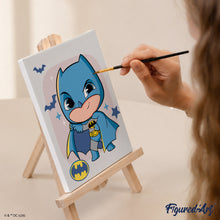 Carica l'immagine nel visualizzatore di Gallery, Mini Set Dipingere con i numeri 15x20cm (6 pezzi) - Piccoli Supereroi DC