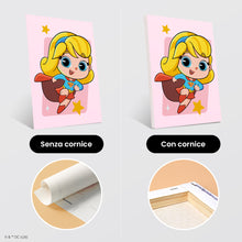 Carica l'immagine nel visualizzatore di Gallery, Mini Set Dipingere con i numeri 15x20cm (6 pezzi) - Superman e Supergirl