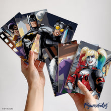 Carica l'immagine nel visualizzatore di Gallery, Mini Set Dipingere con i numeri 15x20cm (6 pezzi) - Batman - Eroi e Criminali