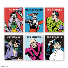 Carica l'immagine nel visualizzatore di Gallery, Mini Set Dipingere con i numeri 15x20cm (6 pezzi) - I Villain dell'Universo DC Figured'Art