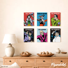 Carica l'immagine nel visualizzatore di Gallery, Mini Set Dipingere con i numeri 15x20cm (6 pezzi) - I Villain dell'Universo DC