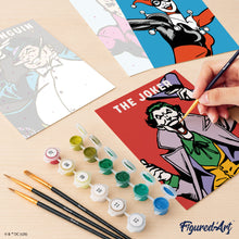 Carica l'immagine nel visualizzatore di Gallery, Mini Set Dipingere con i numeri 15x20cm (6 pezzi) - I Villain dell'Universo DC