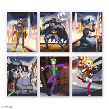 Carica l'immagine nel visualizzatore di Gallery, Mini Set Dipingere con i numeri 15x20cm (6 pezzi) - Batman a Gotham City Figured'Art