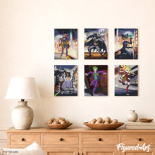 Carica l'immagine nel visualizzatore di Gallery, Mini Set Dipingere con i numeri 15x20cm (6 pezzi) - Batman a Gotham City