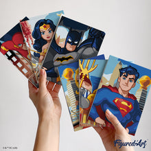Carica l'immagine nel visualizzatore di Gallery, Mini Set Dipingere con i numeri 15x20cm (6 pezzi) - Gli Eroi della Justice League