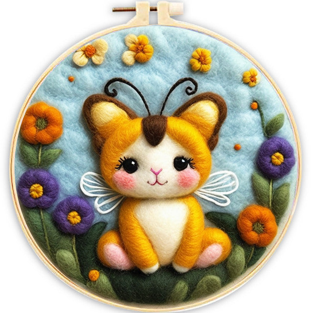 Needle Felting Gatto Fatato