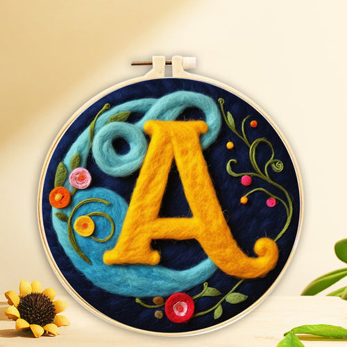 Needle Felting La Lettera A