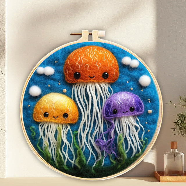 Needle Felting Amici Meduse