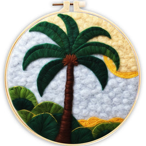 Needle Felting Albero di Cocco