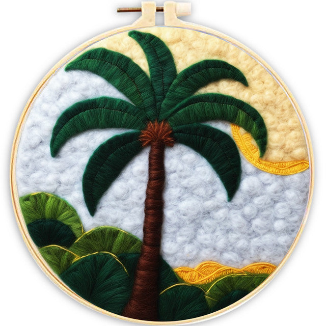 Needle Felting Albero di Cocco