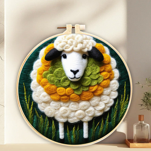 Needle Felting Pecora Girasole