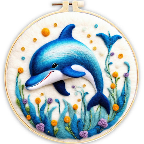 Needle Felting Delfino Felice