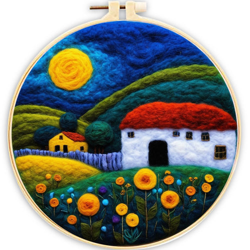 Needle Felting Case in un Campo