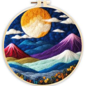 Needle Felting Montagne Colorate