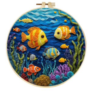 Needle Felting Pesci nel Mare