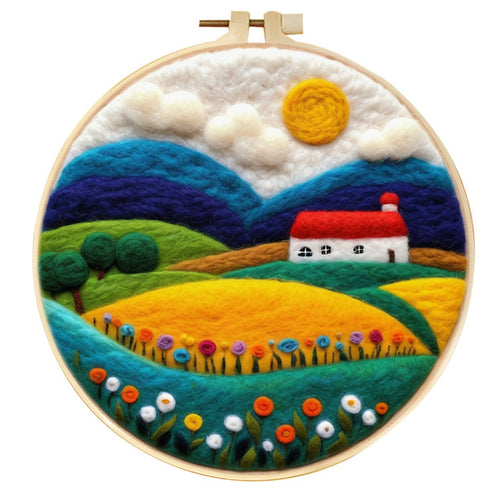Needle Felting Campi Colorati