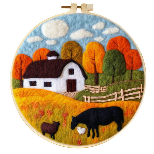 Needle Felting Animali nella Fattoria