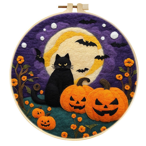 Needle Felting Notte di Halloween