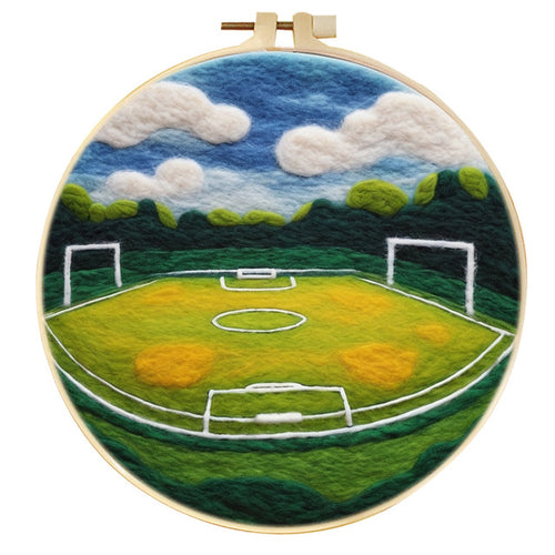 Needle Felting Campo di calcio